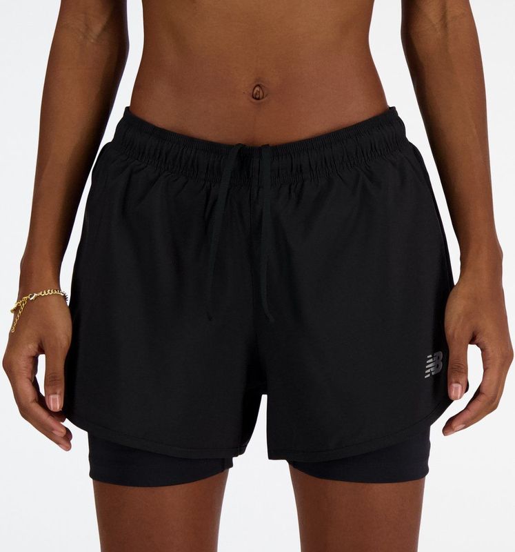 New Balance - Sport Essentials 2in1 3 Inch Short - Dames - Hardloopshort