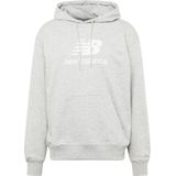 New Balance French Terry Logo Hoodie Mt41501-grey - Kleur Grijs