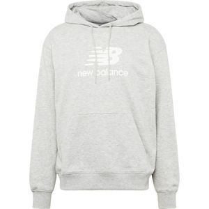 New Balance French Terry Logo Hoodie Mt41501-grey - Kleur Grijs