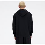 New Balance Small Logo French Terry Hoodie Heren Trui - ATHLETIC Grijs