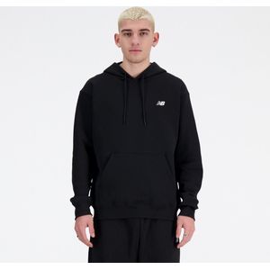 New Balance Small Logo French Terry Hoodie Heren Trui - ATHLETIC Grijs