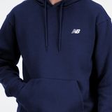 New Balance Small Logo French Terry Hoodie Heren Trui - ATHLETIC Grijs
