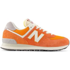 Sneakers U574 NEW BALANCE. Leer materiaal. Maten 39 1/2. Oranje kleur