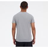 New Balance Run T-Shirt Heren Sportshirt - SLATE Grijs