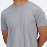 New Balance Run T-Shirt Heren Sportshirt - SLATE Grijs