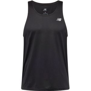 New Balance - Hardloopsinglet - Zwart - Polyester