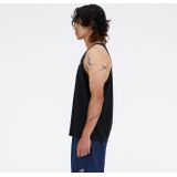 New Balance - Hardloopsinglet - Zwart - Polyester