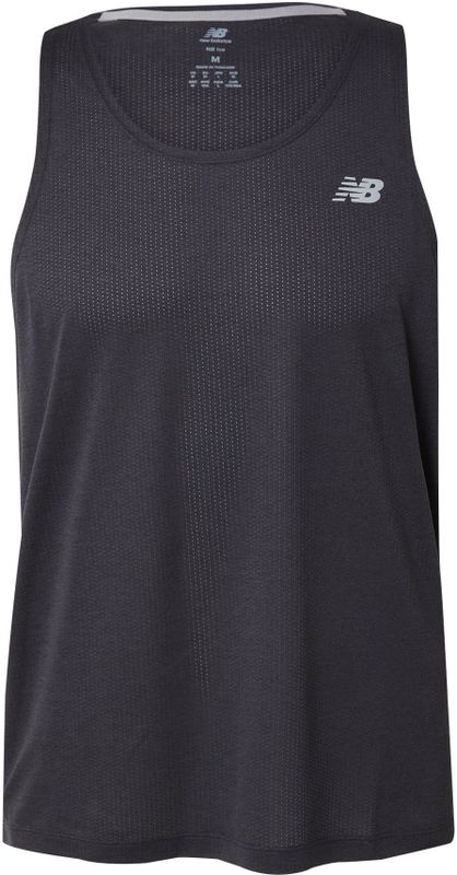 New Balance - Athletics Singlet - Zwart - Gerecycled Polyester