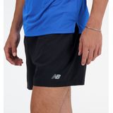 New Balance - Sport Essentials - Hardloopshort - Zwart - Stretchmateriaal