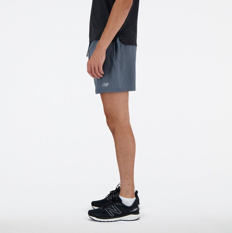 New Balance Sport Essentials Short 5" Heren Sportbroek GRAPHITE