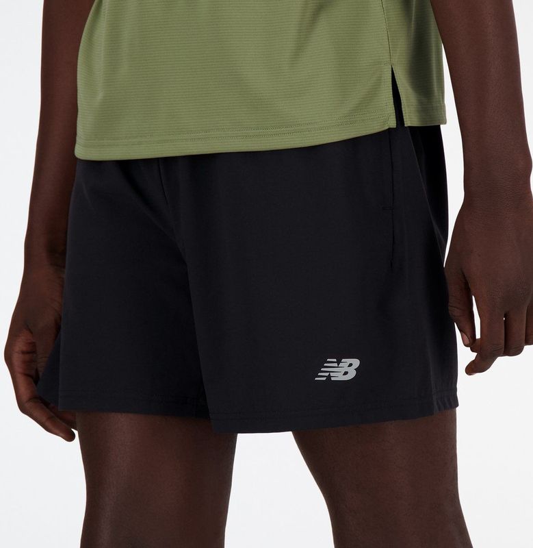 New Balance - Sport Essentials 5 Inch 2-in-1 Shorts - Zwart - Ademend Materiaal