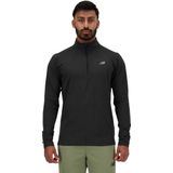 New Balance - Space Dye 1/4 Zip - T-shirt - Grijs