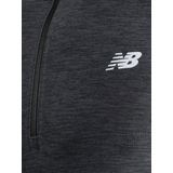 New Balance - Space Dye 1/4 Zip - T-shirt - Grijs
