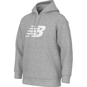 New Balance Sport Core Brushed Hoodie Heren Trui - ATHLETIC GREY