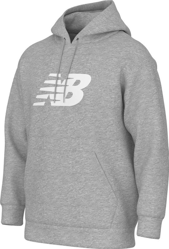 New Balance Sport Core Brushed Hoodie Heren Trui - ATHLETIC GREY