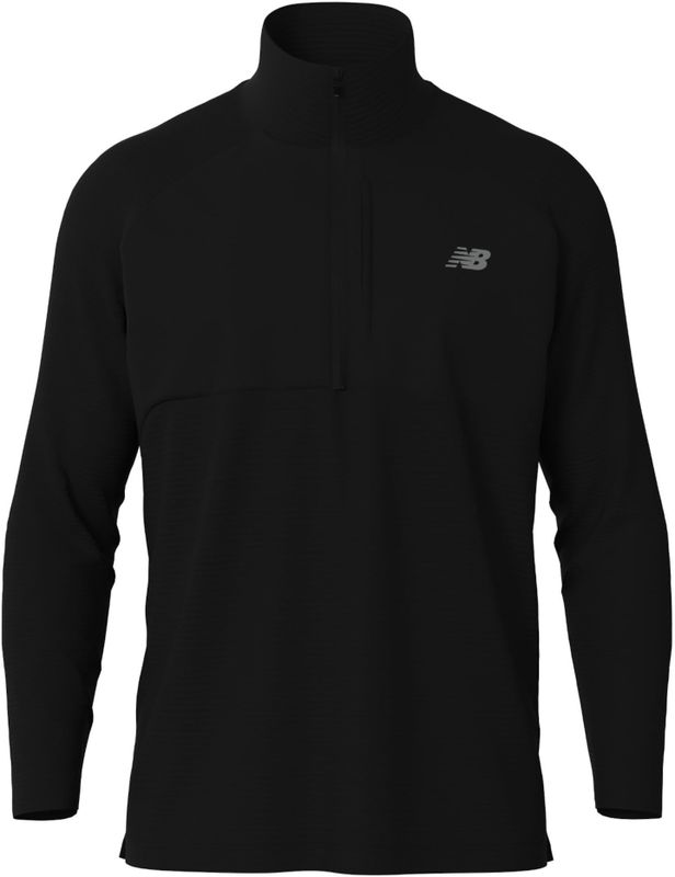 New Balance - Athletics Heat Grid Half Zip Shirt - Heren - Ventilerend - Halve Ritssluiting