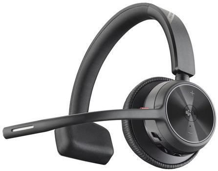 POLY Voyager 4310 UC Headset - Draadloos - Zwart - Hoofdband
