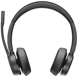 HP Poly Voyager 4320 On Ear headset Bluetooth, Kabel Stereo Zwart Headset