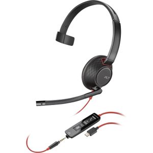 POLY Blackwire C5210 Headset - USB-C - Inline Kabel