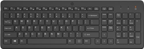 HP 225 Wireless Keyboard toetsenbord Universeel RF Draadloos QWERTY Engels Zwart