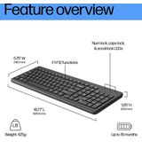 HP - 220 - Draadloos Toetsenbord - Zwart - QWERTY
