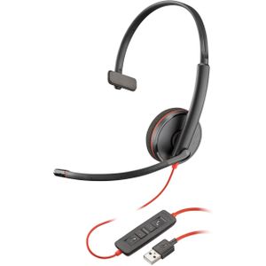 Poly - Blackwire 3200 - Bedrade Headset - Lichtgewicht - Duurzaam