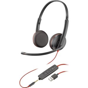 POLY Blackwire 3225 Stereo USB-A Headset - Flexibele Microfoon