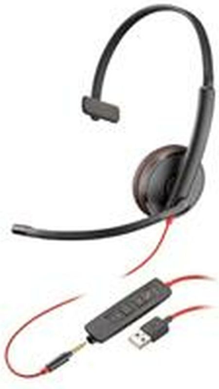HP - Blackwire C3215 - VoIP-hoofdtelefoon - Zwart - USB-A