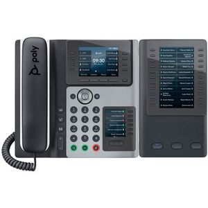 POLY Edge E400 IP-telefoon met PoE-ondersteuning