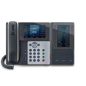 POLY Edge E500 IP-telefoon met PoE-ondersteuning