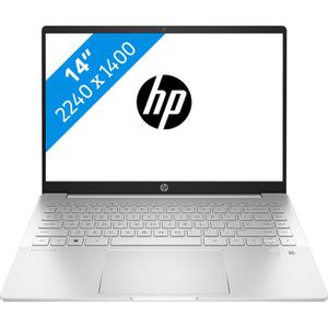 HP Pavilion Plus 14-eh1980nd Intel® Core™ i5 i5-1340P Laptop 35,6 cm (14") 2.2K 16 GB LPDDR5-SDRAM 512 GB SSD Wi-Fi 6E (802.11ax) Windows 11 Home Zilver