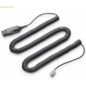 Poly Savi 8240/8245 USB-A Charging Cable for Headset and Battery Zwart