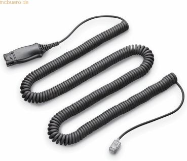 Poly Savi 8240/8245 USB-A Charging Cable for Headset and Battery Zwart