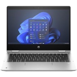 HP Pro x360 435 G10 AMD Ryzen™ 5 7530U Hybride (2-in-1) 33,8 cm (13.3"") Touchscreen Full HD 16 GB DDR4-SDRAM 512 GB SSD Wi-Fi 6 (802.11ax) Windows 11 Pro Zilver