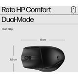 HP 680 Comfort - Draadloos Toetsenbord en Muis - Microsoft Copilot Ai toets - Qwerty - Zwart