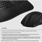 HP 680 Comfort - Draadloos Toetsenbord en Muis - Microsoft Copilot Ai toets - Qwerty - Zwart