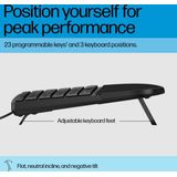 HP 480 Comfort Toetsenbord met kabel - QWERTY