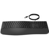 HP - 485 Comfort Wired - Toetsenbord - Zwart - Kunststof - 23 Programmeerbare Toetsen