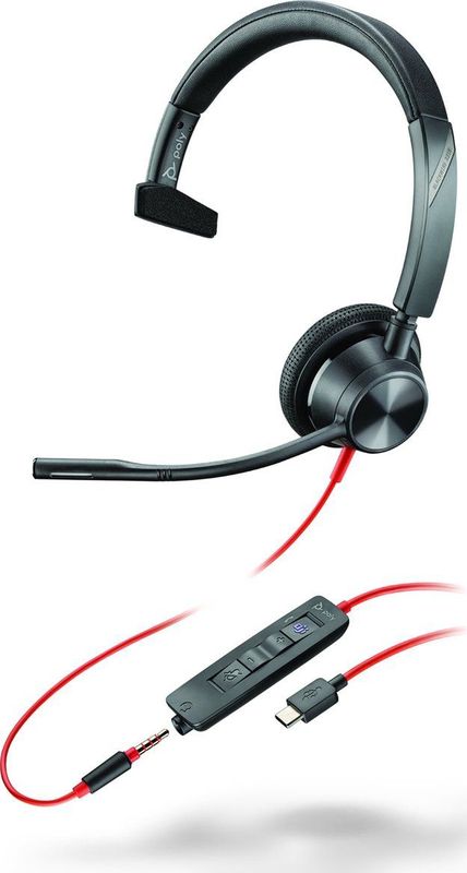 Poly Blackwire 3315 Monaurales Headset