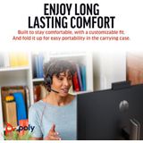 HP - Poly 5220 - USB-C Koptelefoon - Zwart - Kunstleer