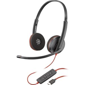 HP Blackwire 3220 stereo USB-C-headset + USB-C/A-adapter (bulk)