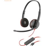 Poly - Headset - Zwart - Kunstleer - Ruisonderdrukkende Microfoon