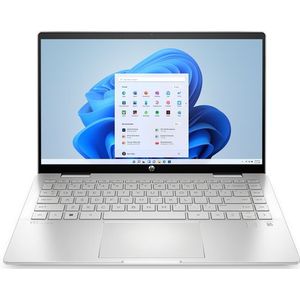 HP Pavilion x360 14-ek0010nd Intel® Core™ i3 i3-1215U Hybride (2-in-1) 35,6 cm (14") Touchscreen Full HD 8 GB DDR4-SDRAM 256 GB SSD Wi-Fi 5 (802.11ac) Windows 11 Home Zilver