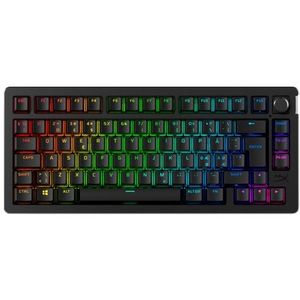 HyperX - Alloy Rise 75 - Draadloos Gaming Toetsenbord - Zwart - RGB - QWERTY - ANSI