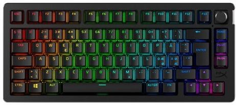HyperX - Alloy Rise 75 - Draadloos Gaming Toetsenbord - Zwart - RGB - QWERTY - ANSI