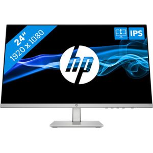 HP 524sh computer monitor 60,5 cm (23.8 inch) 1920 x 1080 Pixels Full HD Zilver