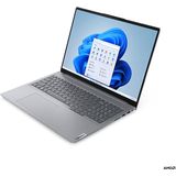 Lenovo ThinkBook 16 G6 ABP AMD Ryzen™ 7 7730U Laptop 40,6 cm (16 inch) WUXGA 16 GB DDR4-SDRAM 512 GB SSD Wi-Fi 6 (802.11ax) Windows 11 Pro Engels Grijs
