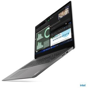 Lenovo V V17 Intel® Core™ i7 i7-1355U Laptop 43,9 cm (17.3") Full HD 16 GB DDR4-SDRAM 512 GB SSD Wi-Fi 6 (802.11ax) Windows 11 Pro Grijs