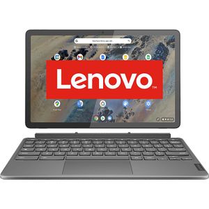 Lenovo IdeaPad Duet 3 Chrome 11Q727 Qualcomm Snapdragon 7c Gen 2 Chromebook 27,8 cm (10.9"") Touchscreen 2K 8 GB LPDDR4x-SDRAM 128 GB eMMC Wi-Fi 5 (802.11ac) ChromeOS Grijs