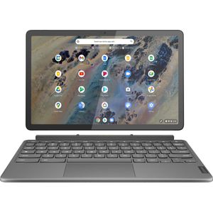 Lenovo IdeaPad Duet 3 Chrome 11Q727 Qualcomm Snapdragon 7c Gen 2 Chromebook 27,8 cm (10.9") Touchscreen 2K 8 GB LPDDR4x-SDRAM 128 GB eMMC Wi-Fi 5 (802.11ac) ChromeOS Engels  - Grijs